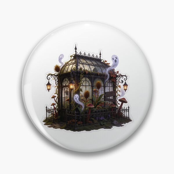 Item preview, Enchanted Victorian Greenhouse – Gothic Cottagecore Sticker designed and sold by AillustriaAK.