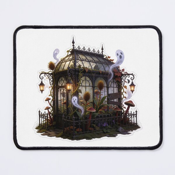 Item preview, Enchanted Victorian Greenhouse – Gothic Cottagecore Sticker designed and sold by AillustriaAK.