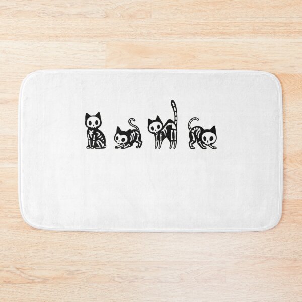 Item preview, Skeleton Cats – Cute Spooky Halloween Cat  designed and sold by roartusa.
