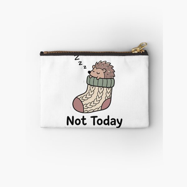 Item preview, Sleepy Hedgehog in Knit Sock Sticker designed and sold by CozyCore101.