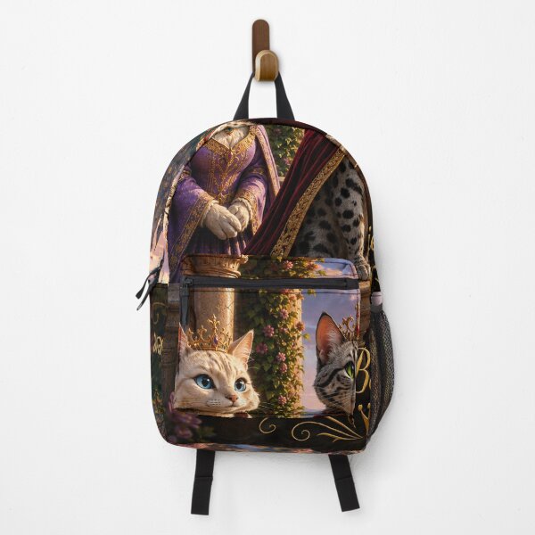 Item preview, Dream Believe Achieve - Royal Cats Fantasy Castle Art designed and sold by shopevermint.