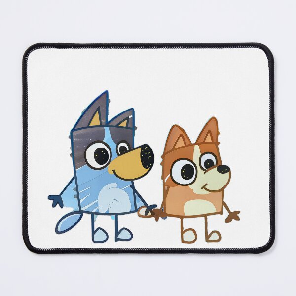 Item preview, bluey inspired hand drawing bluey and bingo art design designed and sold by tonylau81.