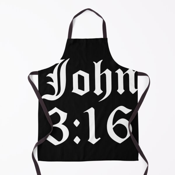 Item preview, John 3 16 Bible Verse Christian Faith Gothic Font designed and sold by haitrieuic96.