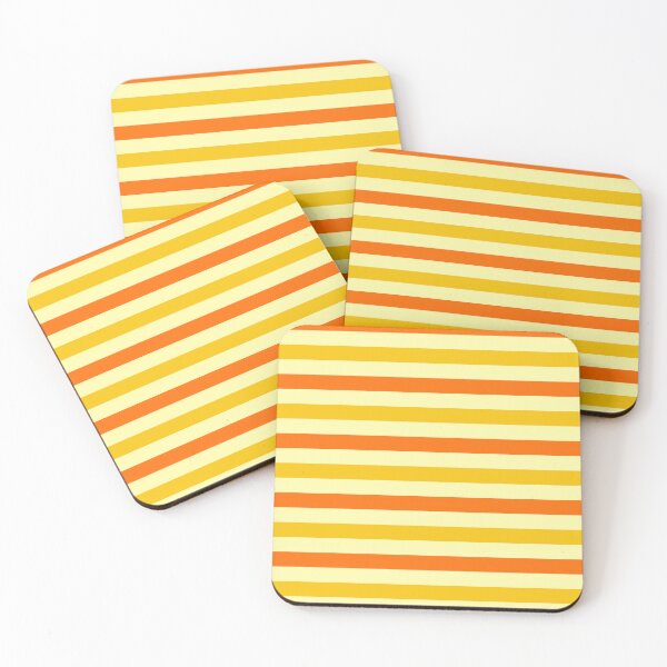 Item preview, Orange And Yellow Stripes Design Yellow  designed and sold by PatternTitan.