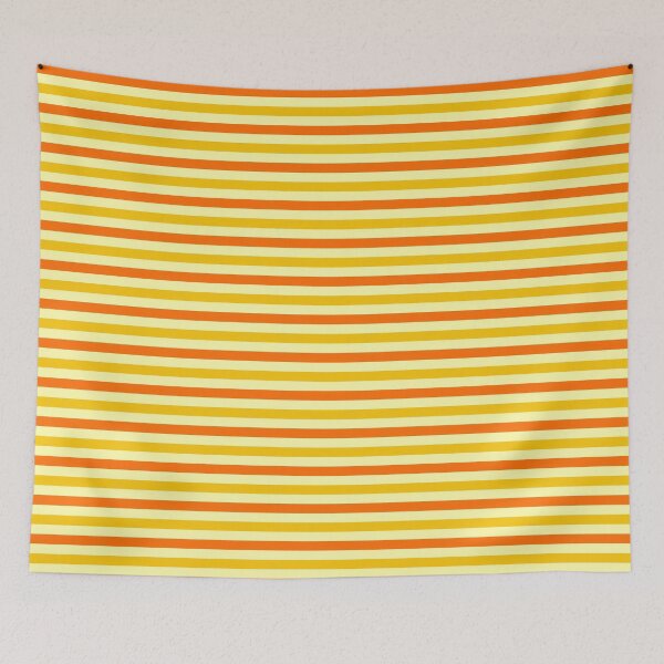 Item preview, Orange And Yellow Stripes Design Yellow  designed and sold by PatternTitan.
