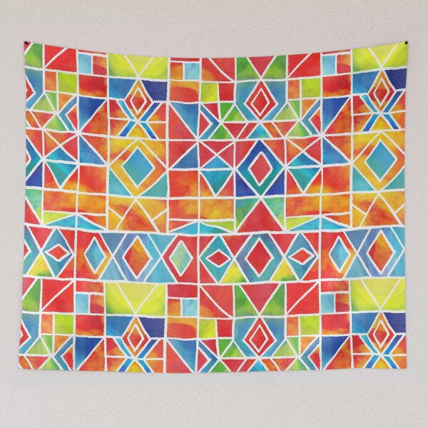 Item preview, Geometric seamless watercolor ornament texture pattern outline designed and sold by NataliRubchik.