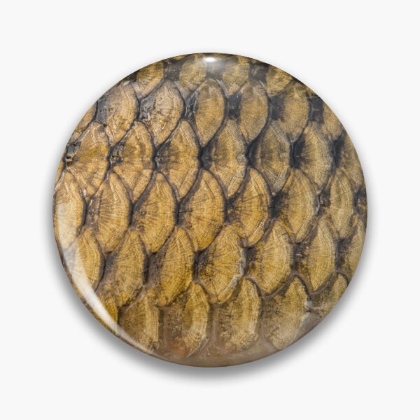 Item preview, Realistic Gold Carp Scales Pattern - Hardcore Angler Jigsaw Puzzle designed and sold by GeekAnglerStore.