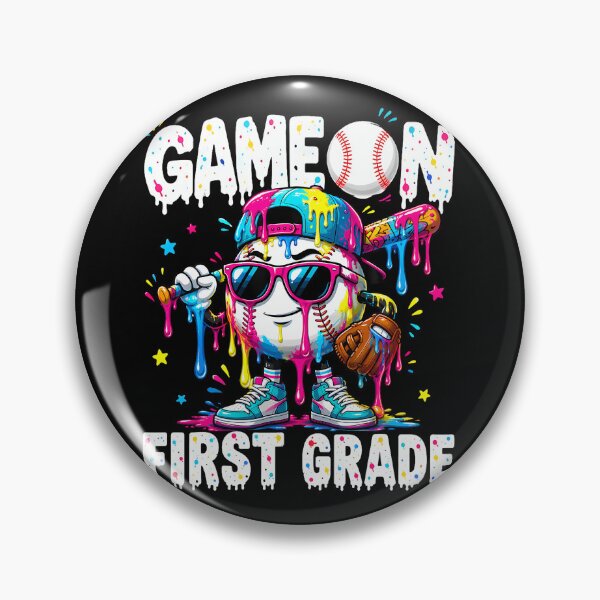 Item preview, 1St Grade First Day Of First Grade Baseball Drip designed and sold by ripgoatclothing.
