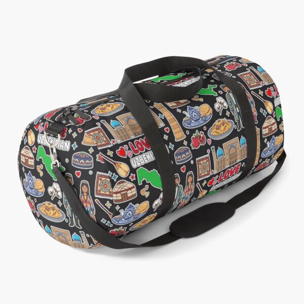 Item preview, Love Uzbekistan Aesthetic Dark Culture Doodles & Iconic Silk Road Landmarks designed and sold by mashmosh.