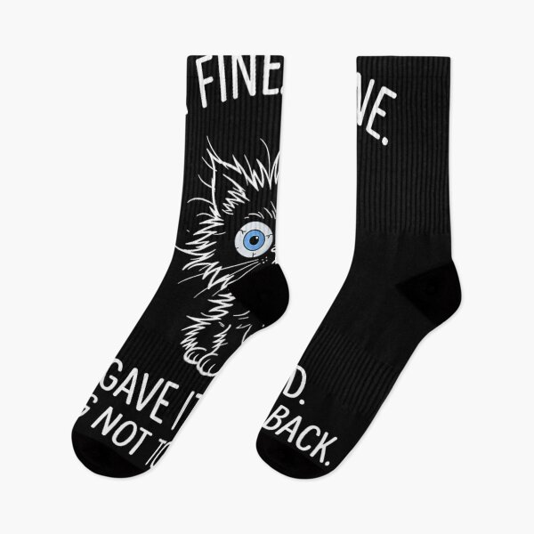 Item preview, Im Fine Its Fine I Gave It To God Black Cat designed and sold by DienesAngele.