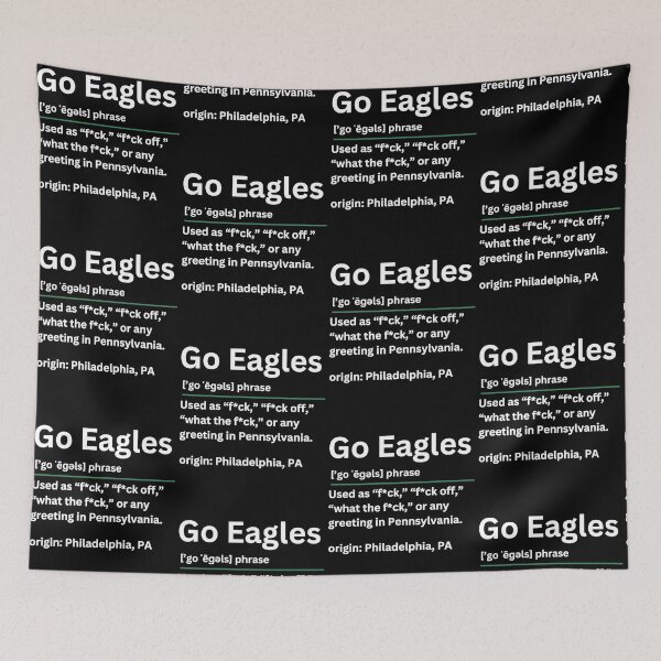 Item preview, Go Retro Eagles Funny Philadelphia Slang Philly Eagles Fan designed and sold by camronrufuh.