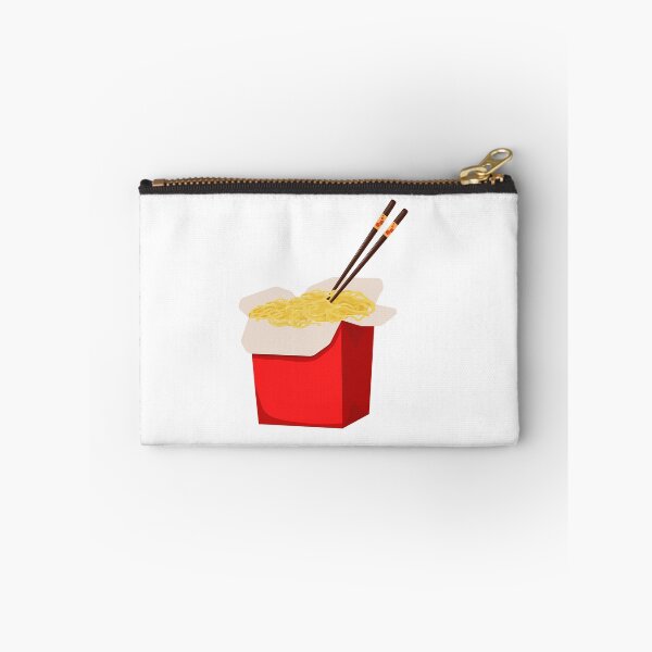 Item preview, Plain Asian Noodles in Paper Takeout Box with Floral Chopsticks – Cutout designed and sold by EmeraldeaArt.