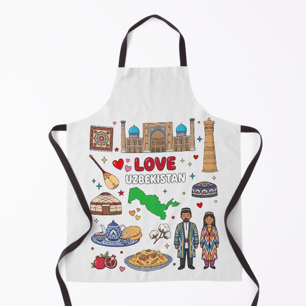 Item preview, Love Uzbekistan Cultural Icons, Samarkand Registan & Plov Art designed and sold by mashmosh.