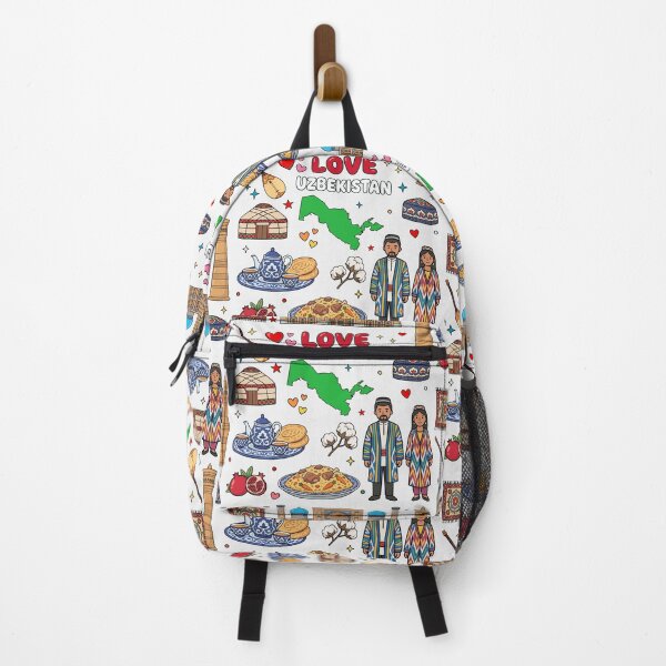 Item preview, Love Uzbekistan Cultural Icons, Samarkand Registan & Plov Art designed and sold by mashmosh.