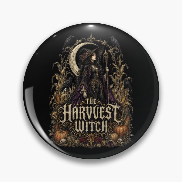 Item preview, Halloween Harvest Witch – Autumn Halloween Witch Sticker designed and sold by Uglyandcute.