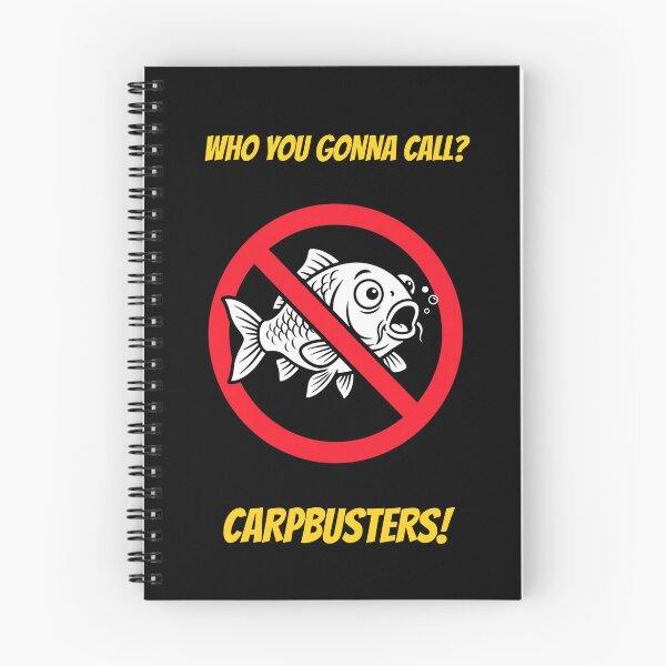 Item preview, Carpbusters Funny Movie Fishing Parody - Who You Gonna Call designed and sold by GeekAnglerStore.