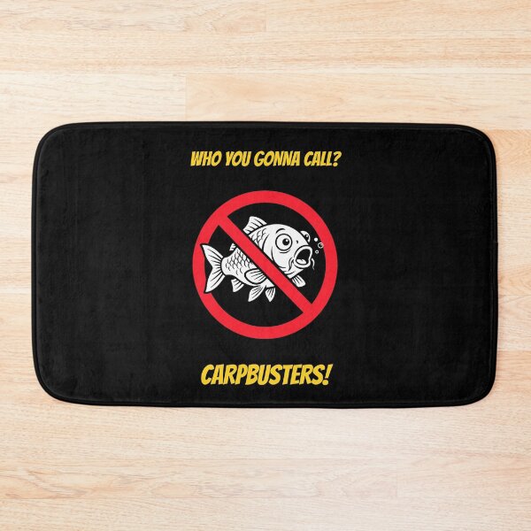 Item preview, Carpbusters Funny Movie Fishing Parody - Who You Gonna Call designed and sold by GeekAnglerStore.