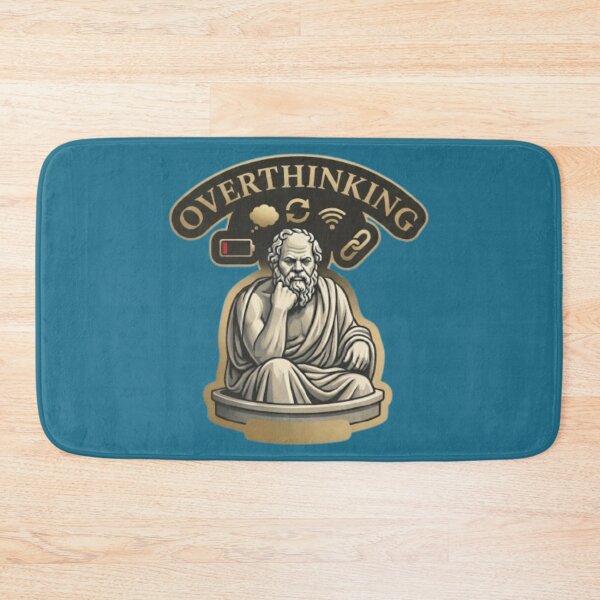Item preview, Overthinking Socrates-Modern Philosophical Humor designed and sold by Northern Glow Art.