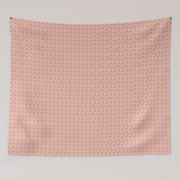 Item preview, Cute Carrot Pattern Pastel Pink Vegetable Garden designed and sold by Angie-Atelier.