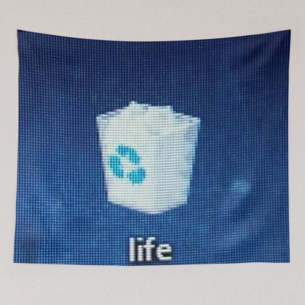 Item preview, LIFE = TRASH | Webcore Aesthetic designed and sold by dreamexe.