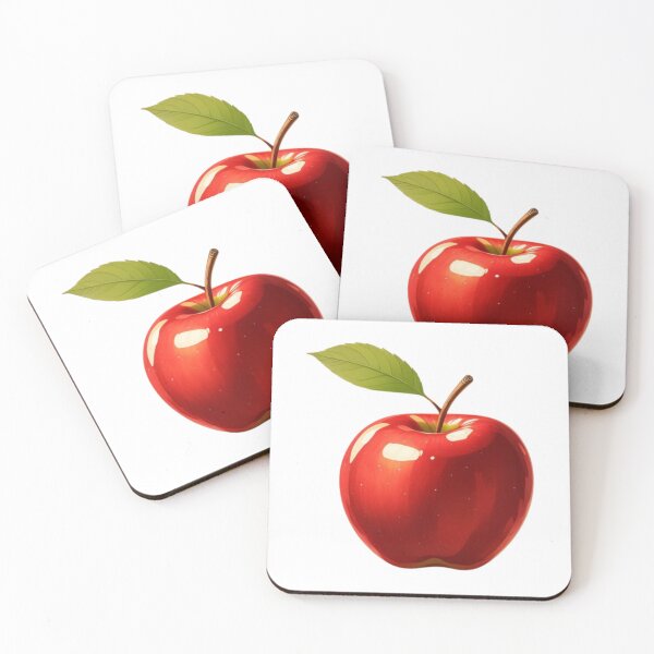 Item preview, Shiny Red Apple designed and sold by SmallDart Creations.