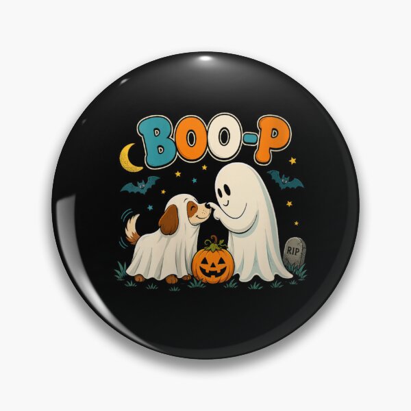 Item preview, Cute Ghost Boop Dog Nose Vintage Spooky Halloween Pumpkin Cute designed and sold by WilliaMaler.