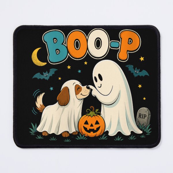 Item preview, Cute Ghost Boop Dog Nose Vintage Spooky Halloween Pumpkin Cute designed and sold by WilliaMaler.