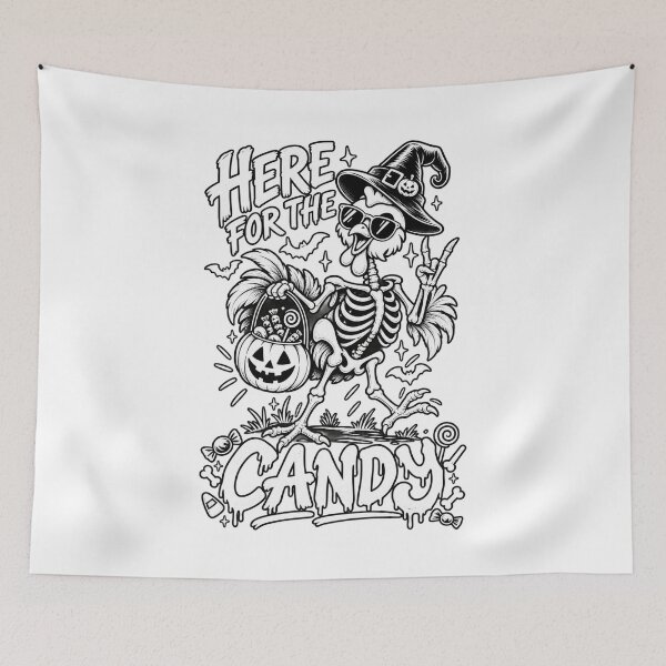 Item preview, Here for the Candy Skeleton Chicken Halloween designed and sold by Ayden World.