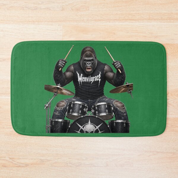 Item preview, Copy of Heavy Metal Gorilla Drummer Gift designed and sold by Wenvilgrace.