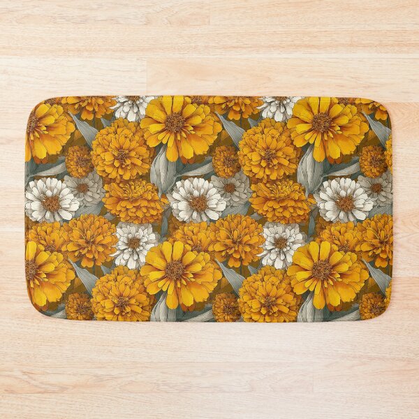 Item preview, Graceful Zinnia Flower  - Botanical Garden Pattern - Mother'S Day Gifts designed and sold by RoyalStarsPatts.