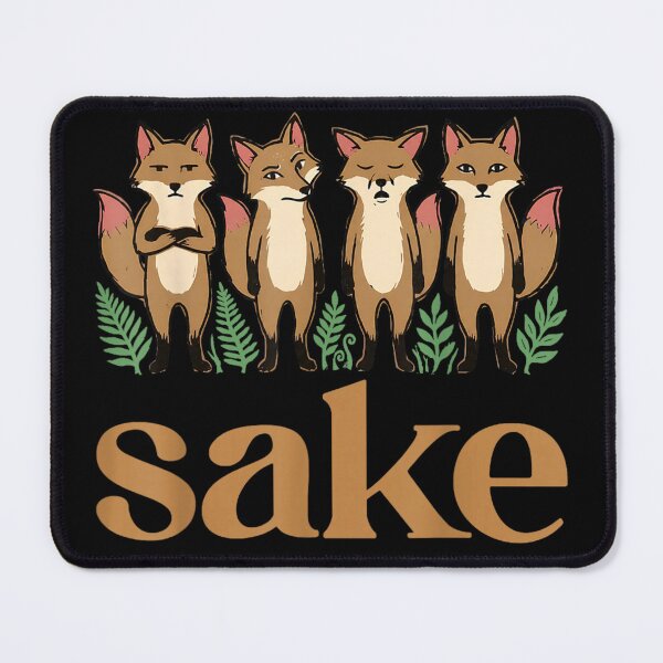 Item preview, For Fox Sake Funny Sarcastic Cute Foxes Annoyed Expression Graphic Art designed and sold by WilliaMaler.