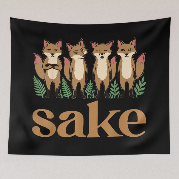 Item preview, For Fox Sake Funny Sarcastic Cute Foxes Annoyed Expression Graphic Art designed and sold by WilliaMaler.