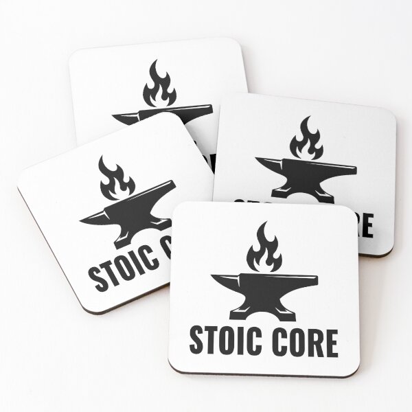 Item preview, Anvil & Flame | Stoic Core Philosophy Design - Black Version designed and sold by Stoic Core.