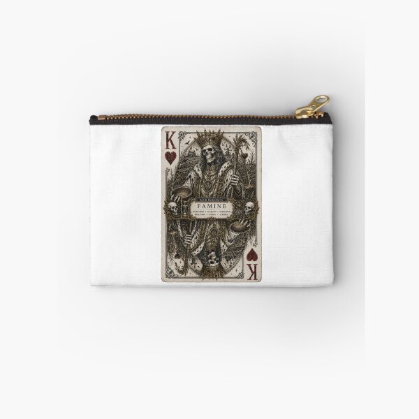Item preview, Famine – King of Hearts | Four Horsemen of the Apocalypse Gothic Playing Card designed and sold by Kromia.