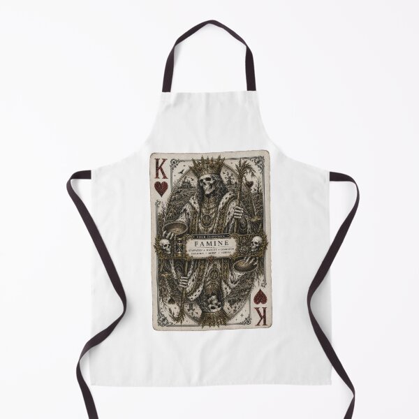 Item preview, Famine – King of Hearts | Four Horsemen of the Apocalypse Gothic Playing Card designed and sold by Kromia.