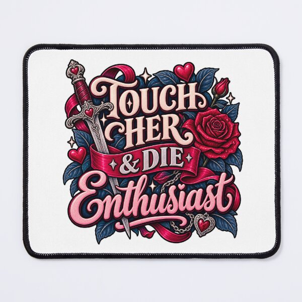 Item preview, Touch her and Die - Romantasy, Booktok designed and sold by Chaotically Cutee.