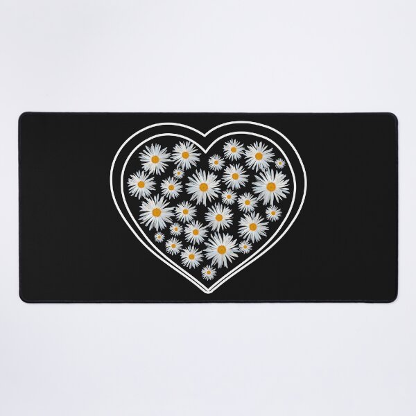 Item preview, Daisy Heart Floral Love Romance Shapes Mania designed and sold by Shapes-Mania.