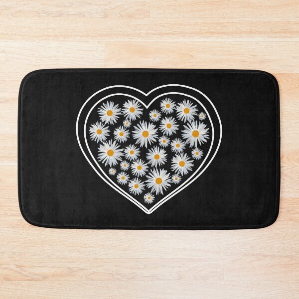 Item preview, Daisy Heart Floral Love Romance Shapes Mania designed and sold by Shapes-Mania.
