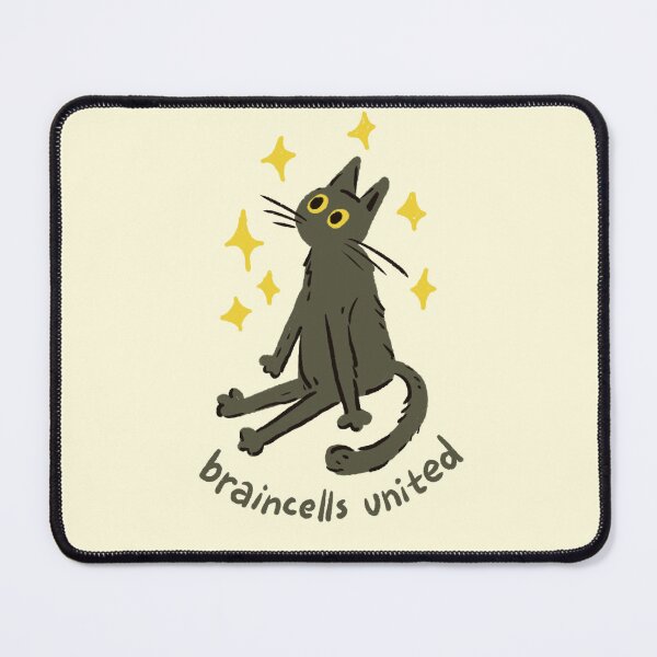 Item preview, Braincells United Gray Cat designed and sold by DanuskaArt.