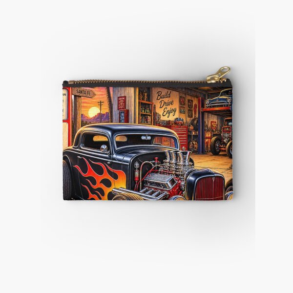 Item preview, NRH Hot Rod Garage Vintage Hot Rod Custom Car Garage Sign designed and sold by Normandy Road Heritage.