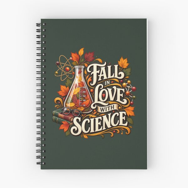 Item preview, Fall in Love With Science – Autumn STEM Teacher Design designed and sold by astersgraphics.