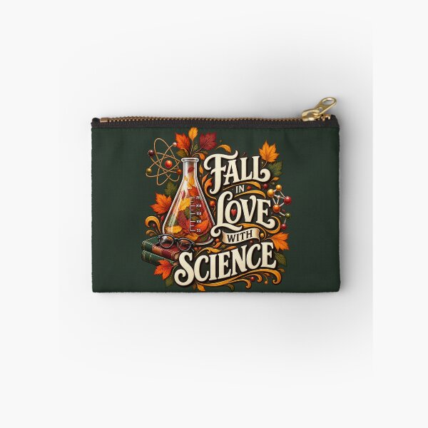 Item preview, Fall in Love With Science – Autumn STEM Teacher Design designed and sold by astersgraphics.