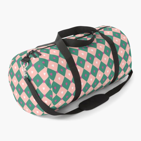 Item preview, Sweet Heart Argyle Pattern Emerald Pink Diamond designed and sold by Angie-Atelier.