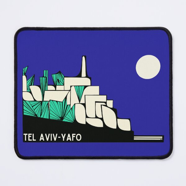 Item preview, Postcard from Yafo  The Oldest Port Blue Night designed and sold by French Papyrus Studio.