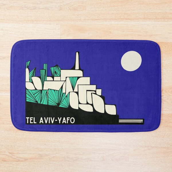 Item preview, Postcard from Yafo  The Oldest Port Blue Night designed and sold by French Papyrus Studio.