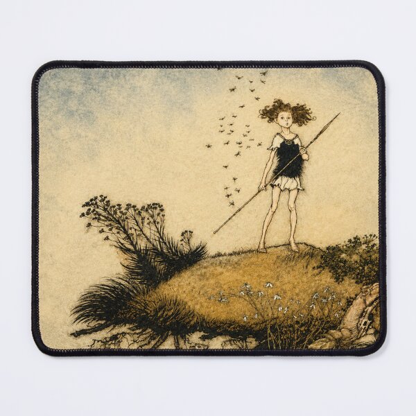 Item preview, A Midsummer Night's Dream Art, Vintage Fairy Illustration, Shakespeare Fairy Sentinel, Literature Lovers designed and sold by RickE.