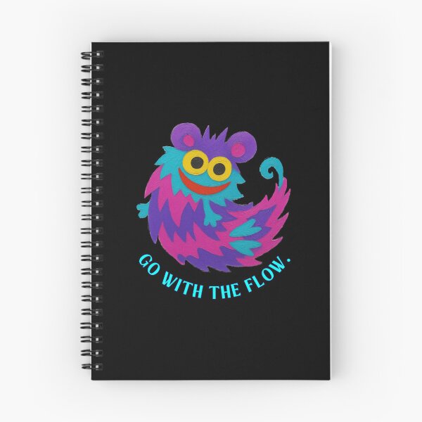 Item preview, Go With the Flow - Colorful Quirky Creature designed and sold by PatykArt.