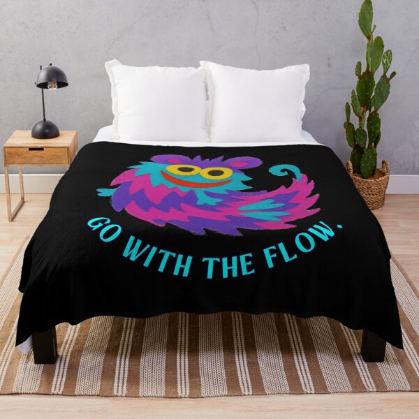 Item preview, Go With the Flow - Colorful Quirky Creature designed and sold by PatykArt.