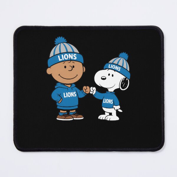 Item preview, Charlie Brown Snoopy Detroit Lions Fist Bump designed and sold by fizzstocmathepa.