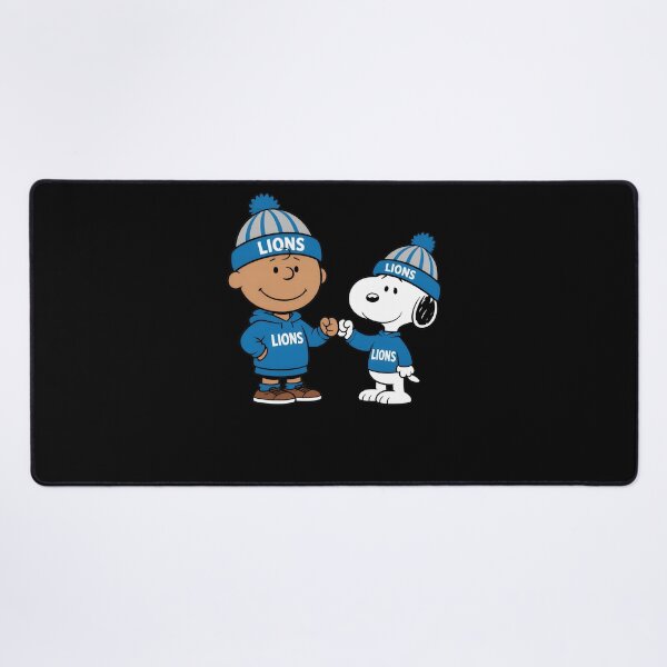 Item preview, Charlie Brown Snoopy Detroit Lions Fist Bump designed and sold by fizzstocmathepa.